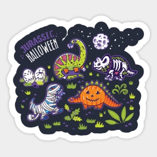 Jurassic Halloween Sticker